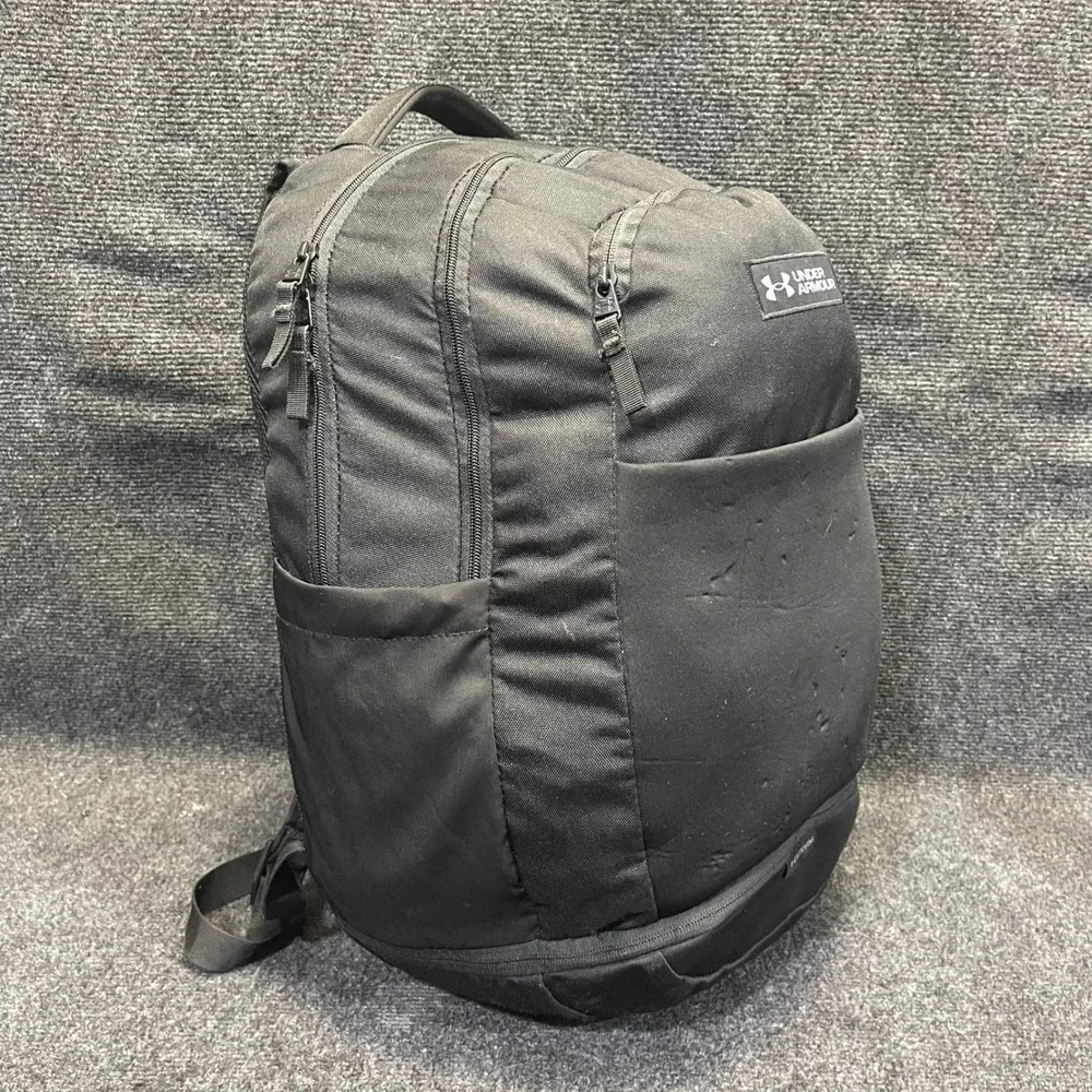 Under Armour 1355698 Black UA Recruit 3.0 Backpack UA Storm water-resistant Bag